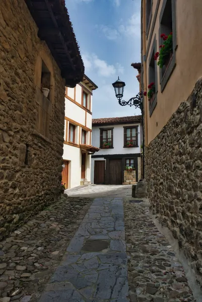 Retrato Vertical Paisagem Dos Potes Rurais Espanha Durante Dia — Fotografia de Stock