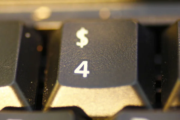 Closeup Computer Keyboard — Stock Photo, Image