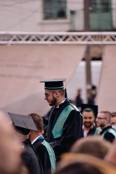 Iasi Romania Sep 2021 Festive Graduation Day University Medicine Pharmacy — Stock Photo, Image