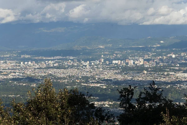 Vista Aérea Cidade Guatemala — Fotografia de Stock