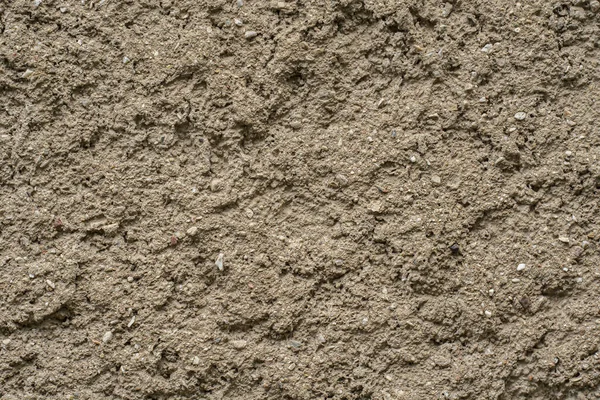 セメント石膏 砂やシェルを背景に理想的な古い壁 — ストック写真