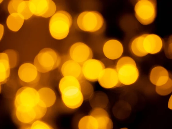 Abstracte Wazige Achtergrond Gouden Bokeh Lichten Fakkels Kerst Achtergrond — Stockfoto