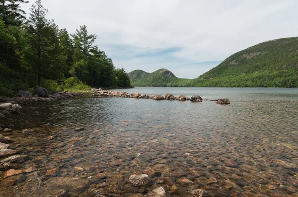 Jordan Pond Στο Εθνικό Πάρκο Acadia Maine — Φωτογραφία Αρχείου