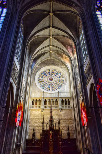 Une Vue Intérieure Cathédrale Orléans Orléans France — Photo