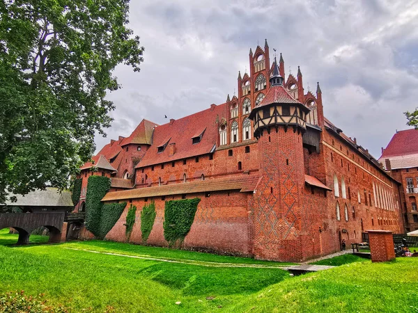 Histórico Castillo Orden Teutónica Malbork Polonia —  Fotos de Stock