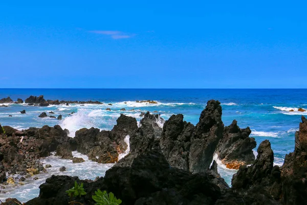Laupahoehoe Beach Está Localizado Lado Nordeste Ilha Havaí — Fotografia de Stock