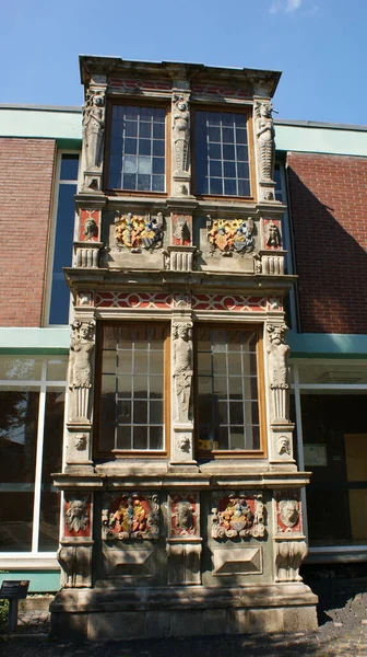 Facade Traditional Building Hildesheim Old City Deutschland — Stock Photo, Image
