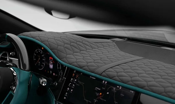 메시에 Oct 2021 Bentley Continental Gtc Mansory Modern Car Interior — 스톡 사진