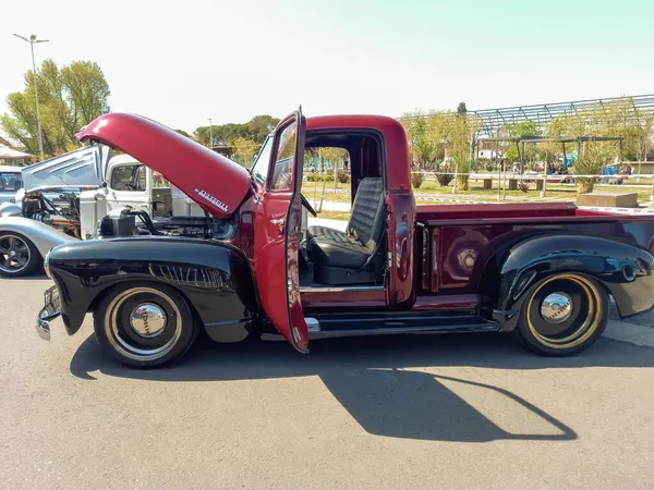 Avellaneda Buenos Aires Argentinien September 2021 Roter Klassischer Pickup Chevrolet — Stockfoto