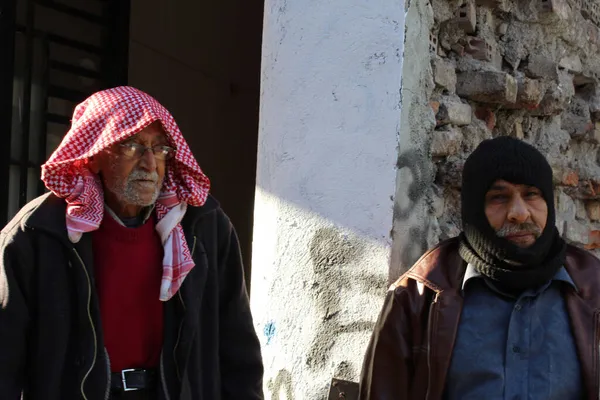 Istanbul Turquía Enero 2015 Los Inmigrantes Ciudad Turca Estambul — Foto de Stock