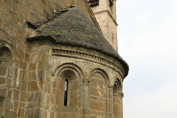 Una Vista Torre Iglesia Cementerio San Giorgio Almenno San Salvatore —  Fotos de Stock