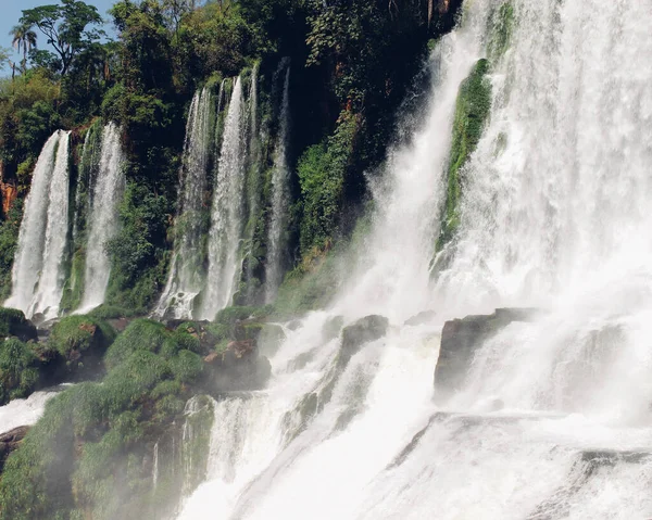 Piękny Widok Wodospad Iguazu Misiones Argentyna — Zdjęcie stockowe