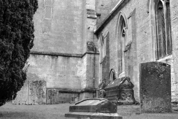 Túmulos Históricos Cemitério Painswick Inglaterra — Fotografia de Stock