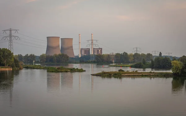 Σταθμός Παραγωγής Ηλεκτρικής Ενέργειας Clauscentrale Στις Κάτω Χώρες Επαρχία Limburg — Φωτογραφία Αρχείου