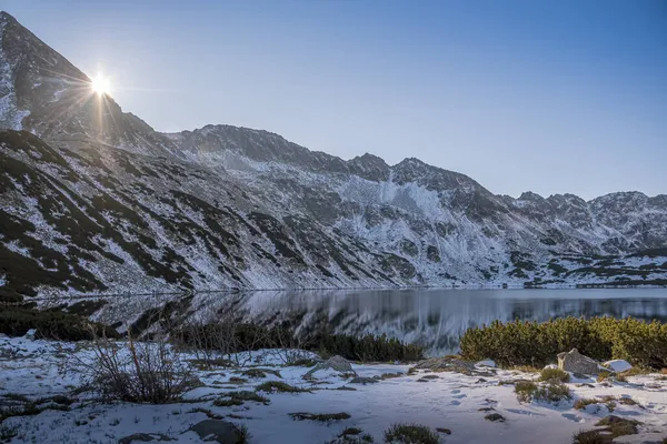 Viiden Järven Laakso Tai Dolina Pieciu Stawow Tatra Vuoristossa Puola — kuvapankkivalokuva