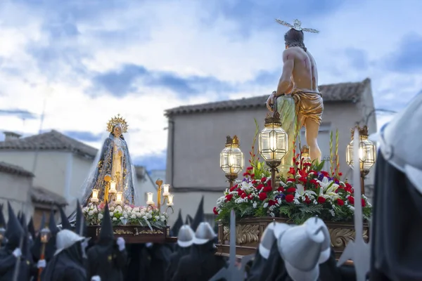 Imagenes Detenidas Encuentro Por Las Calles Semana Santa — Stock Fotó