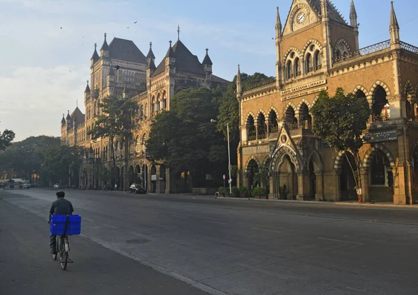 Történelmi David Sassoon Könyvtár Építészeti Részletei Mumbaiban Indiában — Stock Fotó