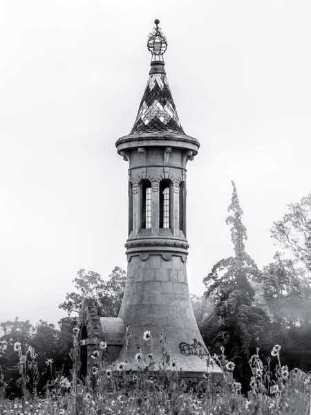 Cliché Niveaux Gris Musée Des Eaux Mexique — Photo