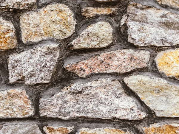 Una Vista Frontal Una Pared Piedra Vintage — Foto de Stock