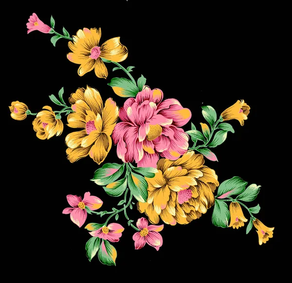 Иллюстрация Красивых Красочных Цветов Натуральный Фон Обои — стоковое фото