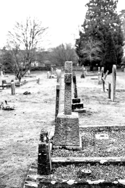 Les Tombes Historiques Dans Cimetière Painswick Angleterre — Photo