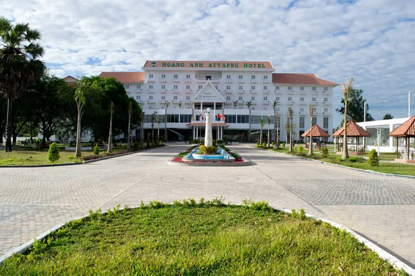 Attapeu Laos Grudnia 2011 Attapeu Laos Grudzień 2011 Widok Hotel — Zdjęcie stockowe