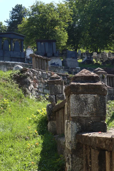 Uno Scatto Antico Cimitero — Foto Stock