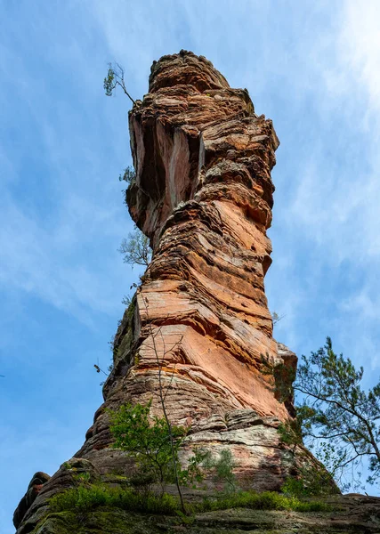 ドイツのダームの岩の風景は非常によく知られており 毎年多くの訪問者がそこにいます — ストック写真