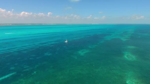 Όμορφο Τροπικό Θέρετρο Μαλδίβες Μπλε Θάλασσα — Αρχείο Βίντεο