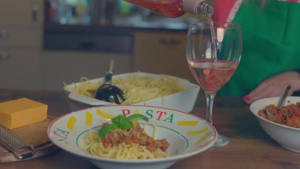 餐馆的美食照片 — 图库视频影像
