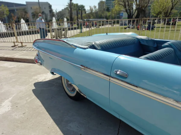 Avellaneda Buenos Aires Argentina Sep 2021 Ljusblå 1961 Dodge Dart — Stockfoto