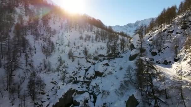 Hermosa Las Maravillosas Montañas — Vídeo de stock