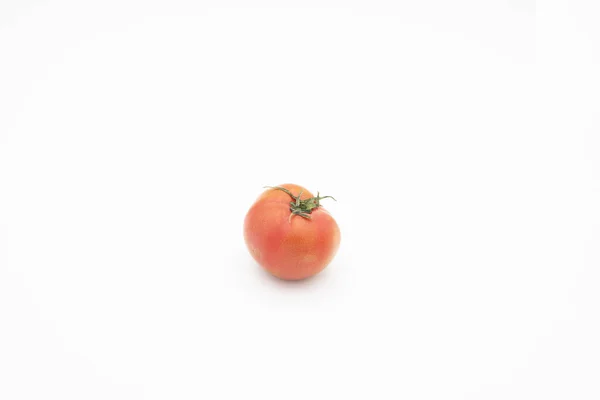 배경에 싱싱하게 토마토의 — 스톡 사진