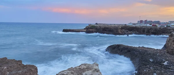 夕阳西下的大海 — 图库照片