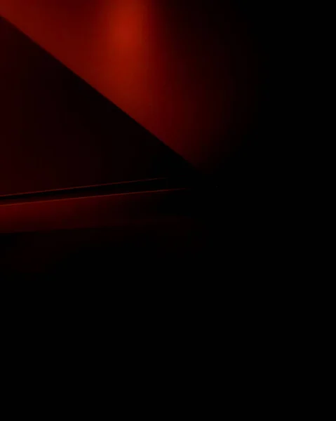 Иллюстрация Абстрактных Красных Огней Черном Фоне — стоковое фото