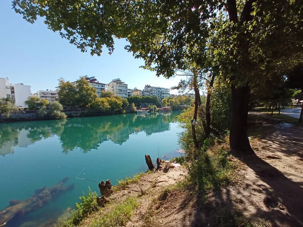 Une Belle Vue Dans Parc National Des Lacs Plitvice Croatie — Photo