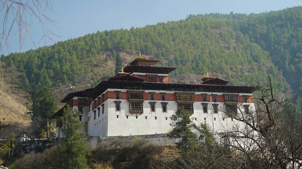 Древняя Крепость Паро Бутане — стоковое фото