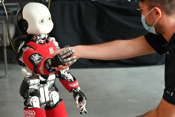 Turin Italy Sep 2021 Research Grade Humanoid Robot Called Icub — Stock Photo, Image