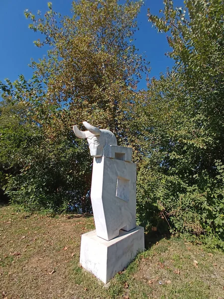 Vertical Shot Monument Park — Stock Photo, Image