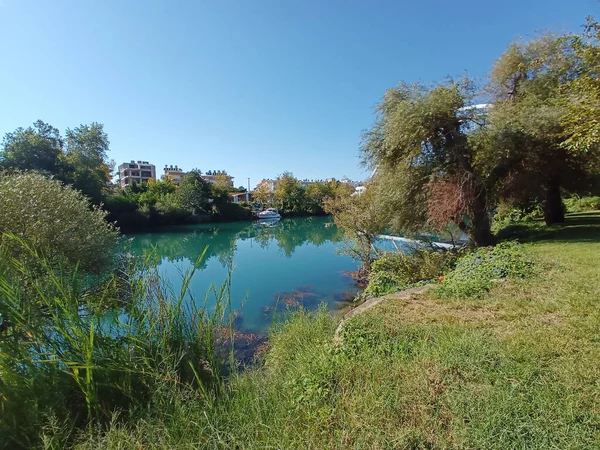 Une Belle Vue Dans Parc National Des Lacs Plitvice Croatie — Photo