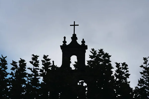 Kerk Een Bewolkte Dag — Stockfoto