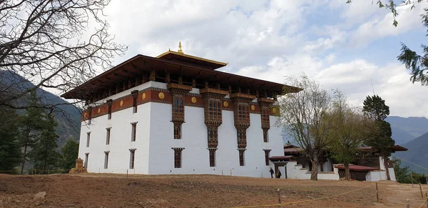 Ett Uråldrigt Buddistiskt Tempel Bhutan — Stockfoto