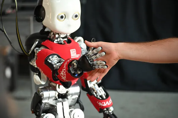 Turin Italy Sep 2021 Research Grade Humanoid Robot Called Icub — Stock Photo, Image