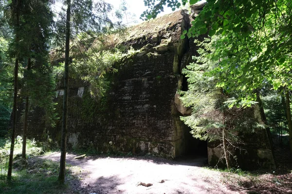 Pozezdrze Polen Juli 2021 Heinrich Himmler Bunker Bij Het Field — Stockfoto