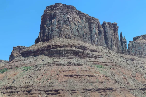 ユタ州モアブ近くの険しい岩の風景 — ストック写真