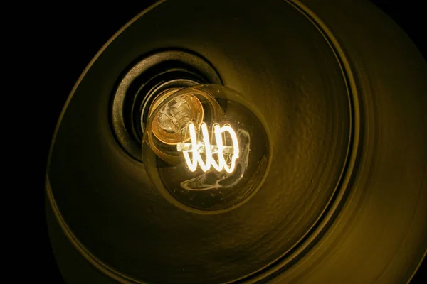 Крупним Планом Знімок Освітленої Лампи — стокове фото