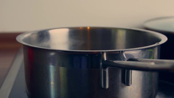 Cooking Pot Pan — Stock Video