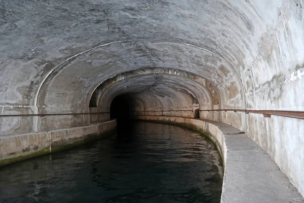Túnel Submarino Hormigón Hitler Eye Cerca Sibenik —  Fotos de Stock