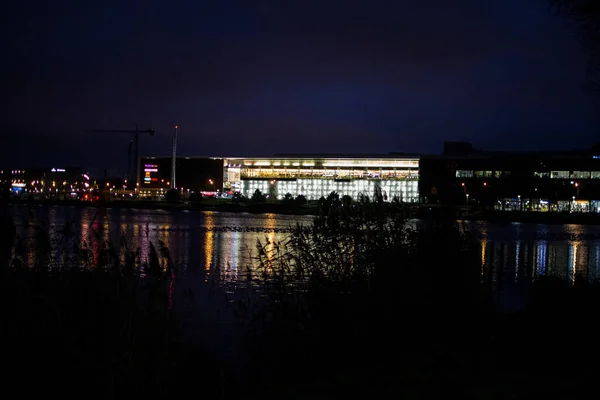 Poznan Polonia Diciembre 2018 Una Vista Exterior Del Centro Comercial — Foto de Stock