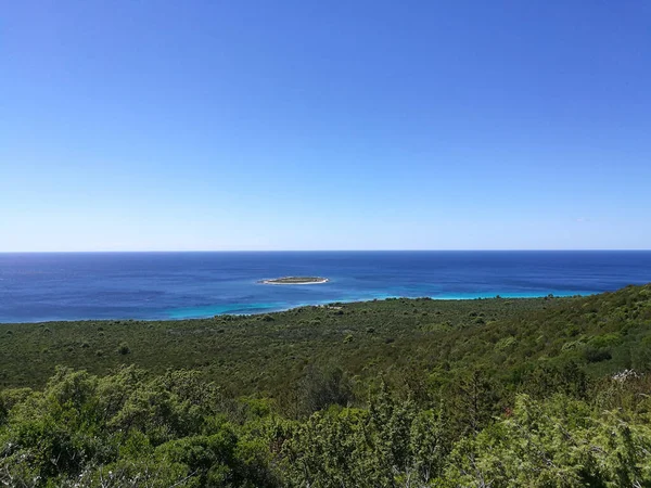 Μια Εναέρια Λήψη Της Παραλίας Κατά Διάρκεια Της Ημέρας — Φωτογραφία Αρχείου